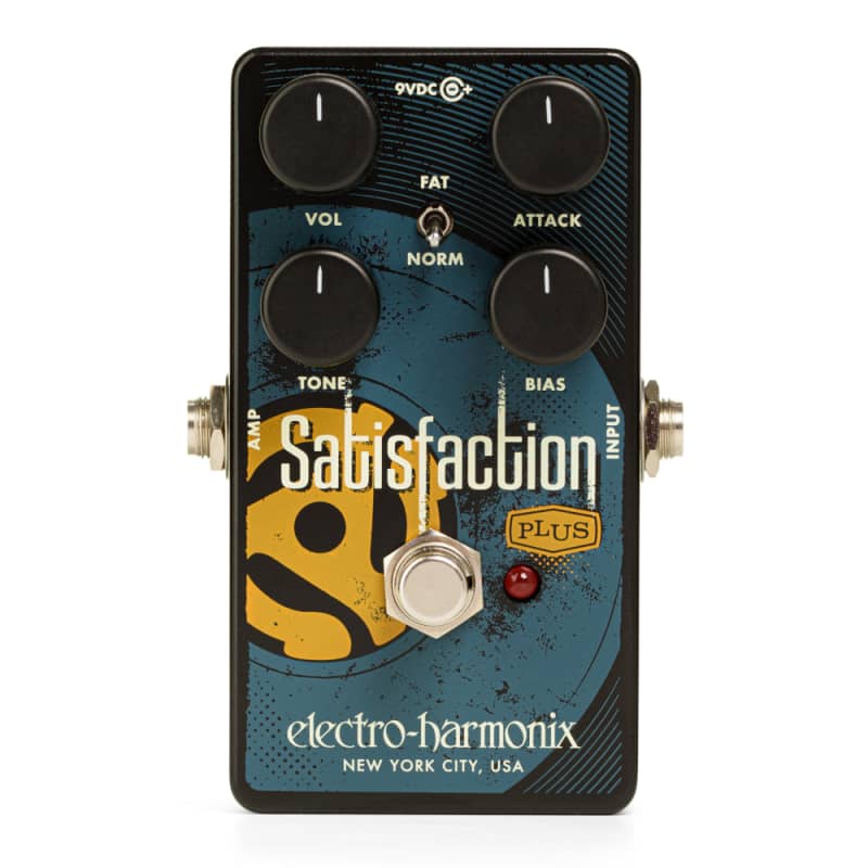 used 2023 - Present Electro-Harmonix Satisfaction Plus Fuzz Black /... - Effect Pedal