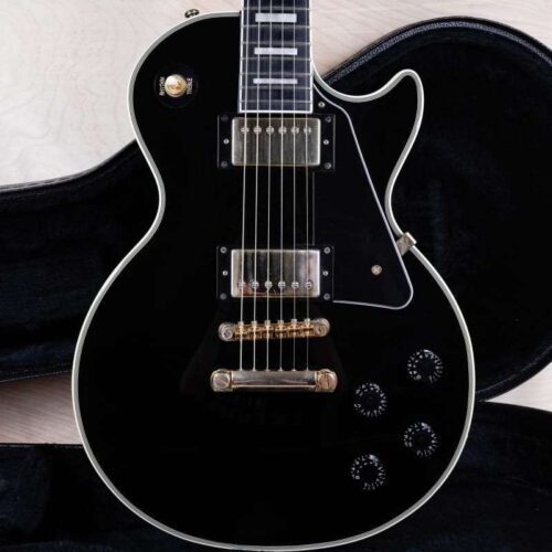 2021 Epiphone Les Paul Custom reverbsync-year:2021 Ebony -         Les Paul