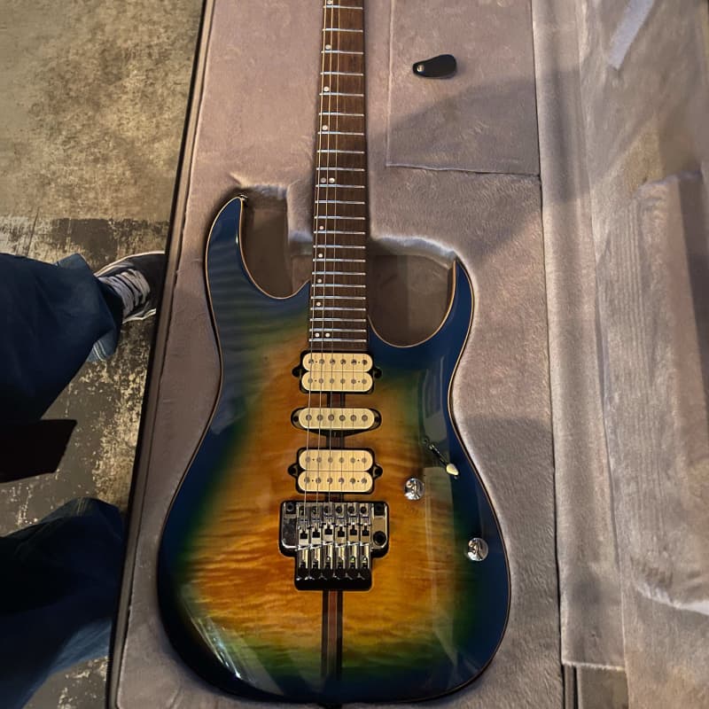 2010-2020 Ibanez RG6PFGMLTD Orange / Blue - £1090 used Guitar