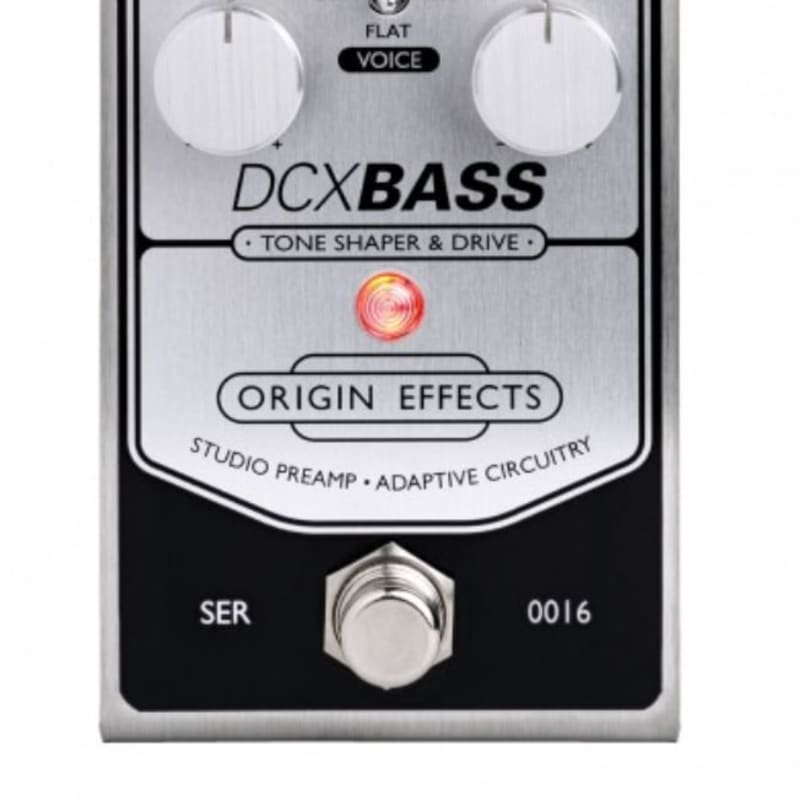 new 2023 Origin Effects DCX Bass Silver Black - Effect Pedal