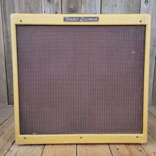 1960 Fender Bassman 5F6-A Tweed Narrow Panel Guitar Amp Retwee... -           Bass