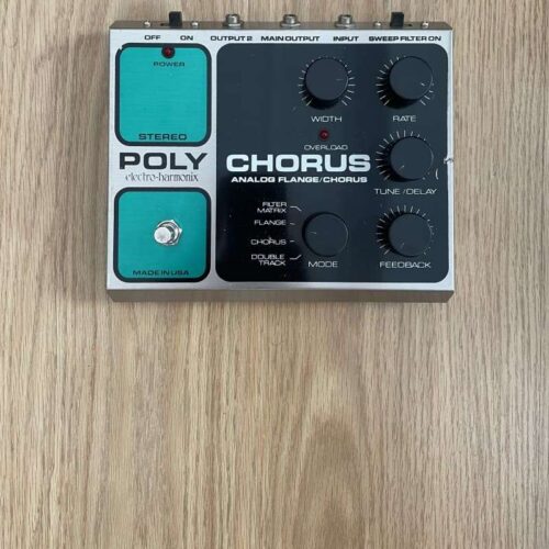 2000s Electro-Harmonix Stereo Poly Chorus Reissue Black / Silv... -         Chorus