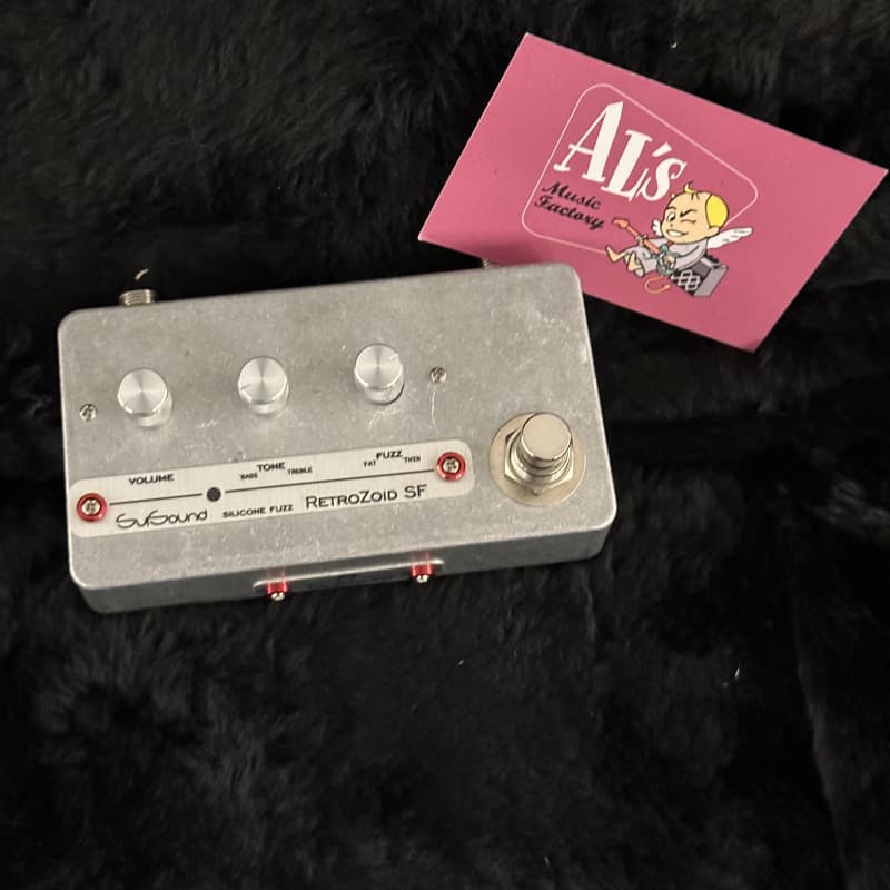 used SviSound Silicone fuzz SviSound RetroZoid SF Silver - Effect Pedal