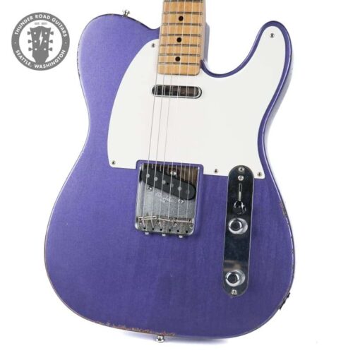 2018 Fender LTD Road Worn Telecaster Metallic Purple -        Telecaster