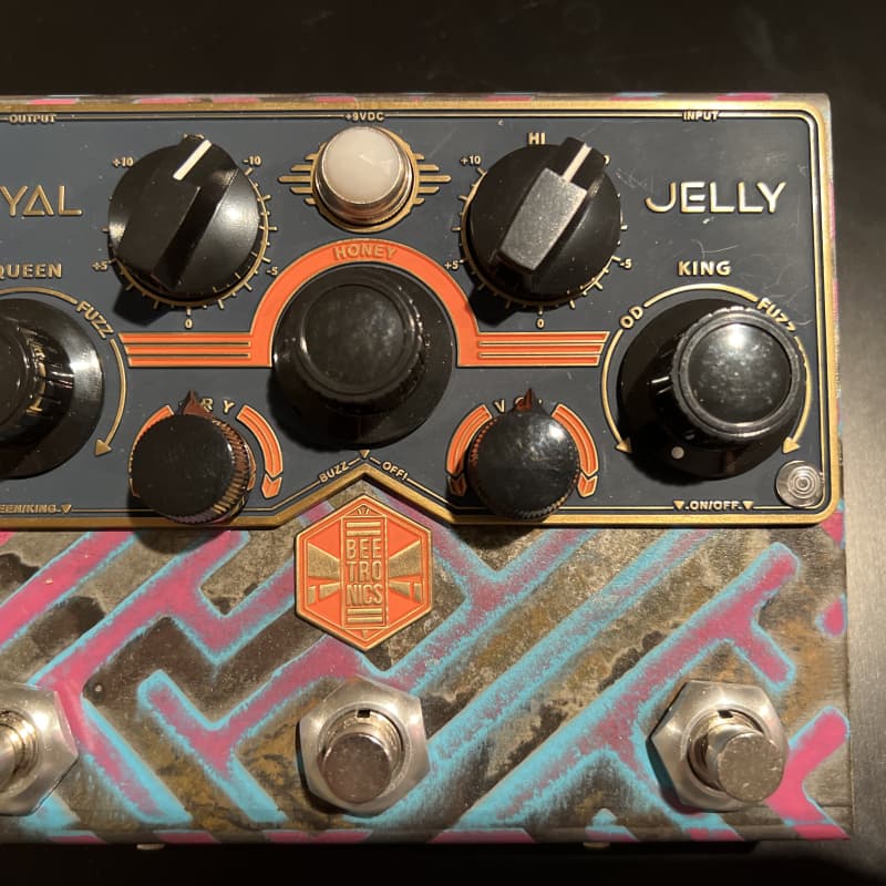 used Beetronics Royal Jelly Custom Shop limited edition Blue / Pink... - Effect Pedal