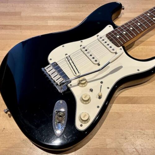 1997 Fender American Standard Stratocaster Black -        Stratocaster