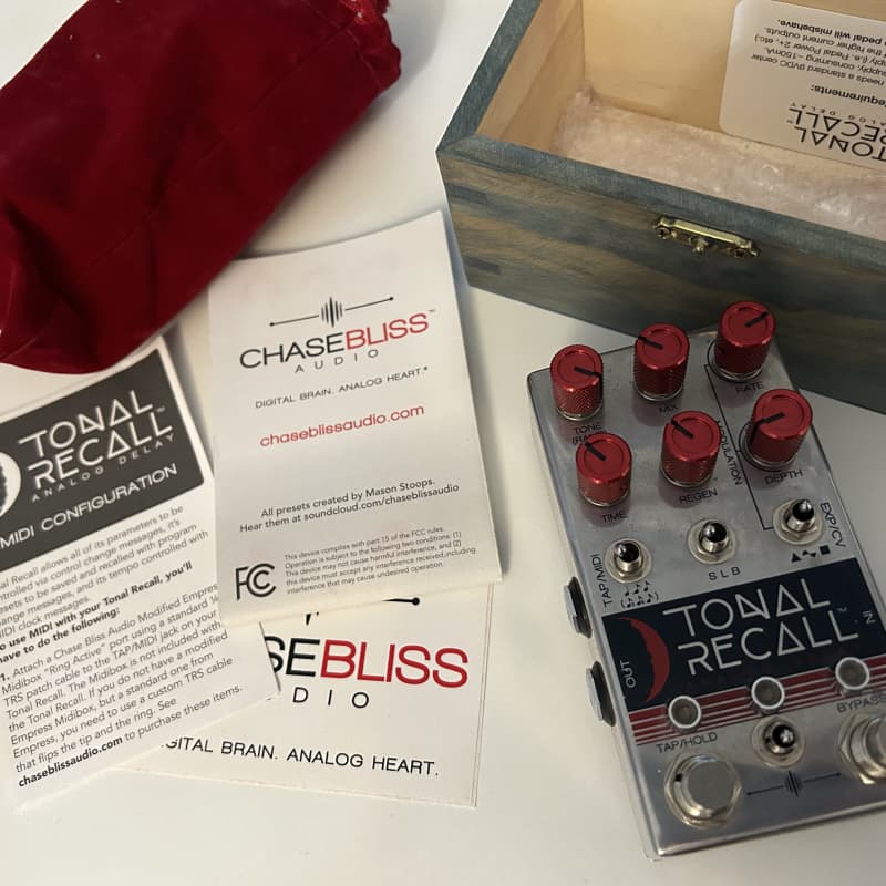 used 2017 - 2018 Chase Bliss Audio Tonal Recall RKM Red Knob Mod An... - Effect Pedal