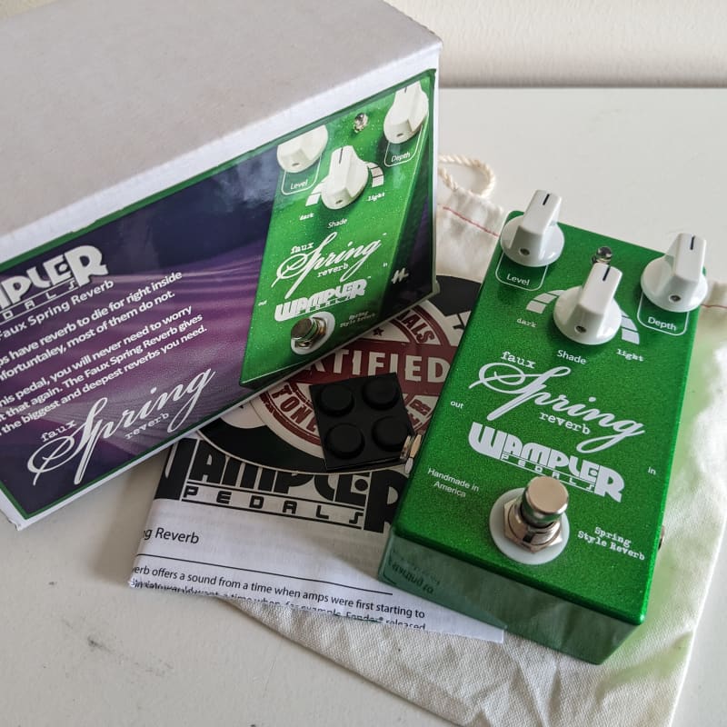 used 2010s Wampler Faux Spring Reverb Green - Effect Pedal