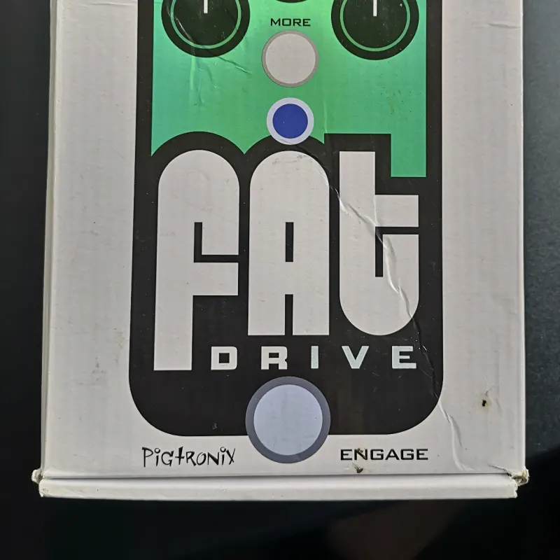 used 2012 Pigtronix Fat Drive White - Effect Pedal