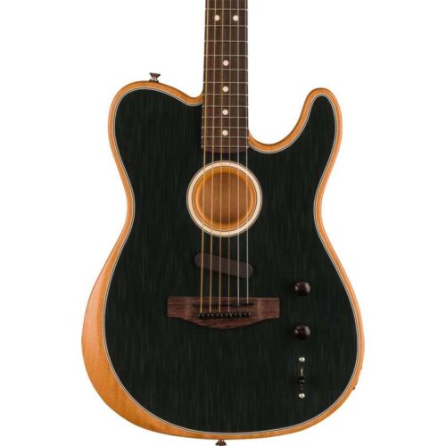 2024 Fender Acoustasonic Telecaster Brushed Black -        Telecaster