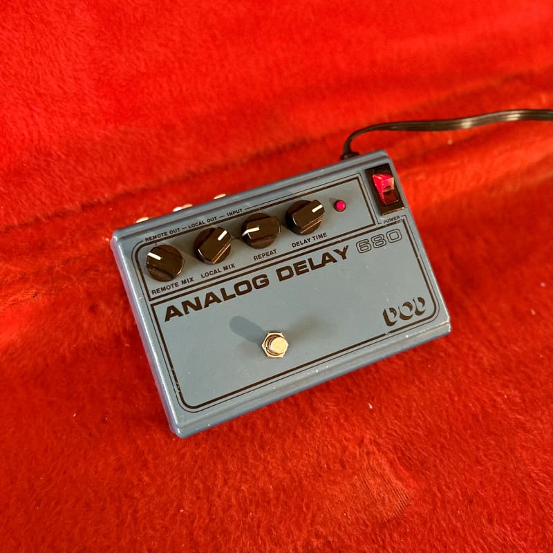 used 1980 DOD 680 Stereo Analog delay pedal Blue - Effect Pedal