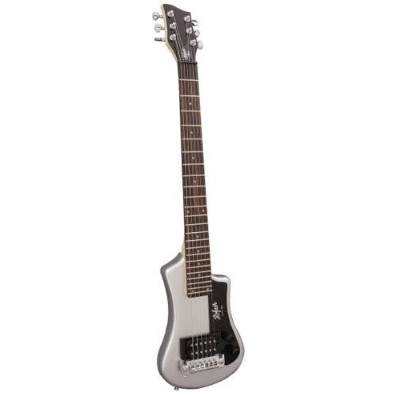 Hofner HCT Shorty Electric Travel Guitar - Silver - £129 new Guitar