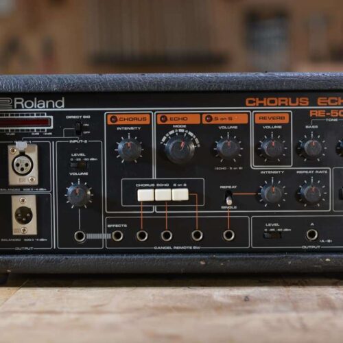 1980s Roland RE-501 Chorus Echo Black -         Chorus