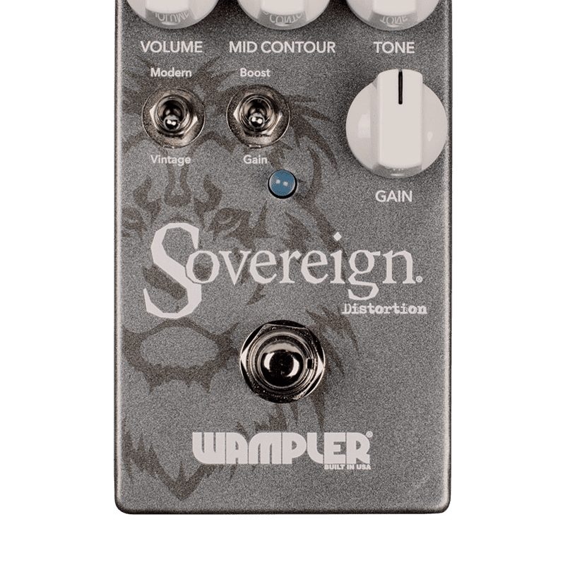 new Wampler Sovereign Distortion V2 Gray - Effect Pedal