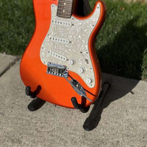 2002 Fender American Deluxe Stratocaster Rare Cadmium Orange -        Stratocaster