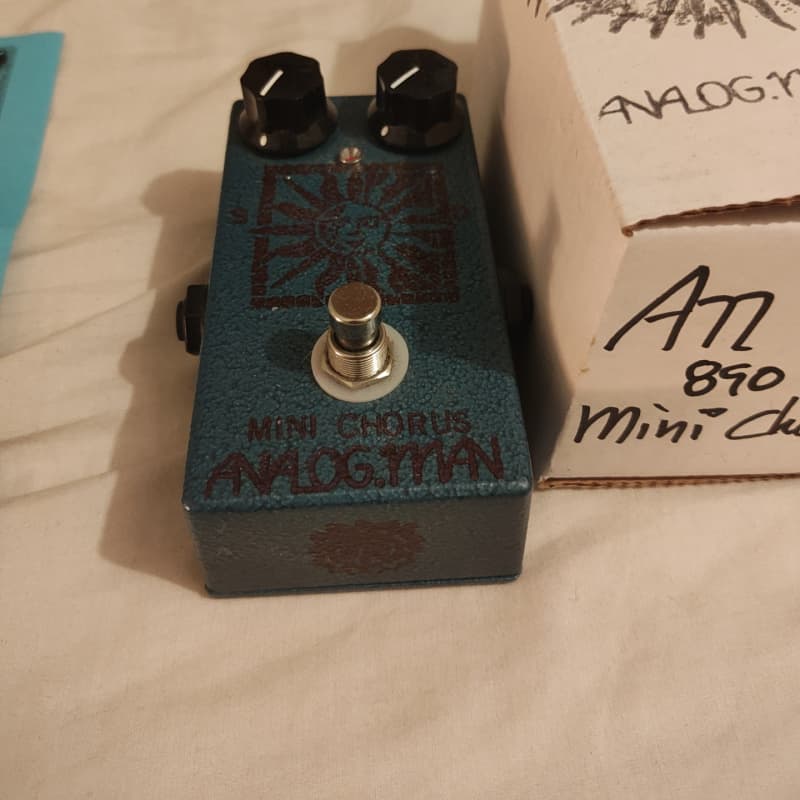 used 2010s Analogman Mini Chorus Cobalt - Effect Pedal