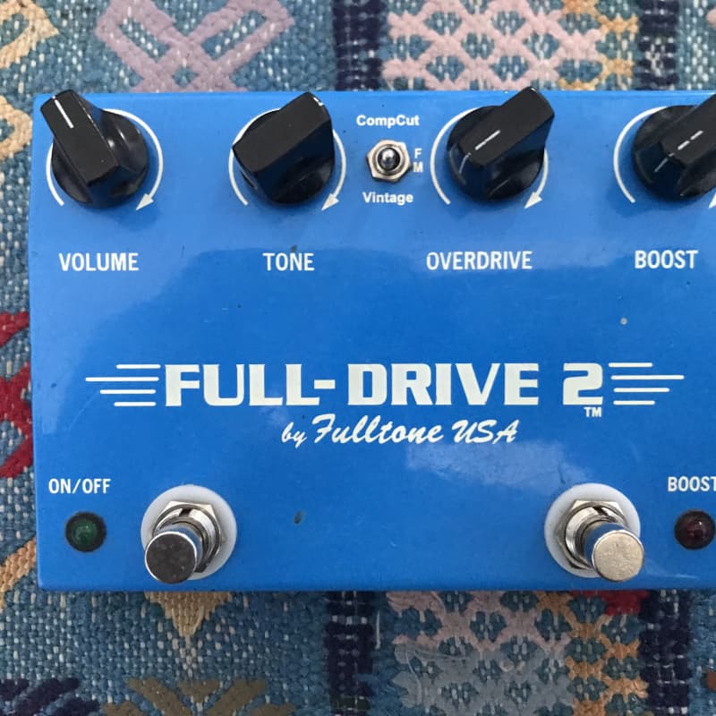 used 2000s Fulltone Full Drive 2 (Non-MOSFET) Blue - Effect Pedal