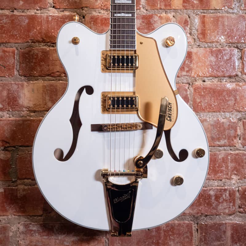 2021 Gretsch G5422TG Classic Double Cut Snowcrest White – £849 new Guitar