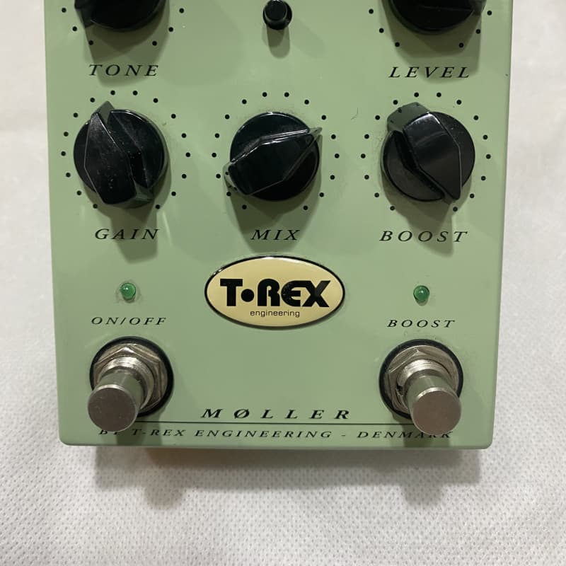 used T-Rex MOLLER - CLASSIC OVERDRIVE PEDAL WITH CLEAN BOOST Green - Effect Pedal