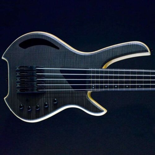 2023 WILLCOX GUITARS Saber 5 Trans Black -           Bass Analogue