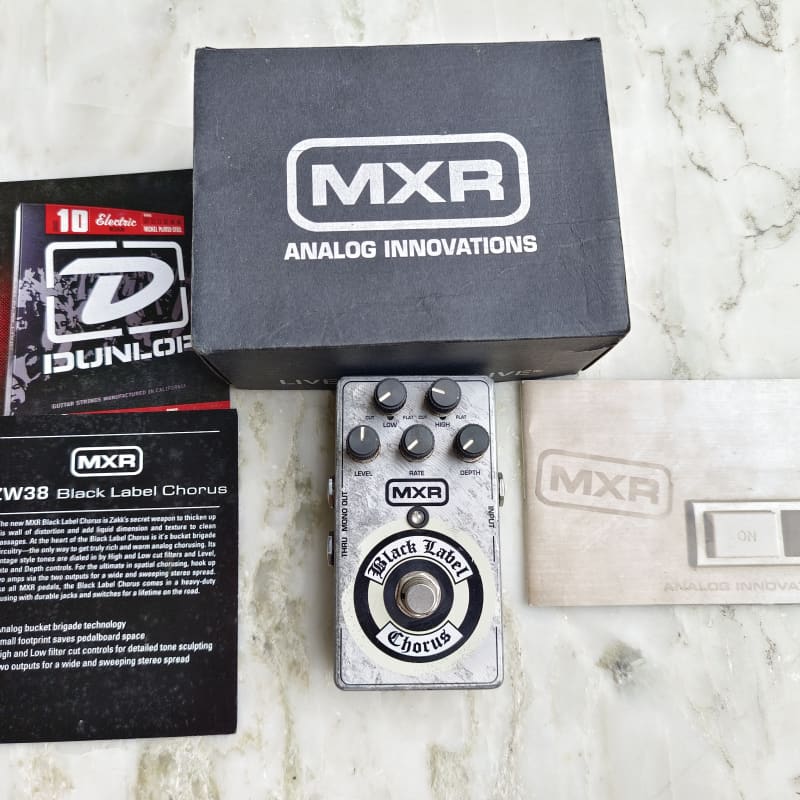 used 2010s MXR ZW38 Zakk Wylde Black Label Chorus Graphic - Effect Pedal