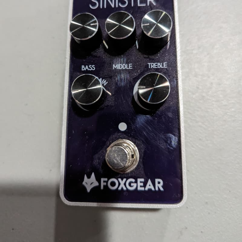 used 2019 - Present Foxgear Sinister Dark Purple - Effect Pedal