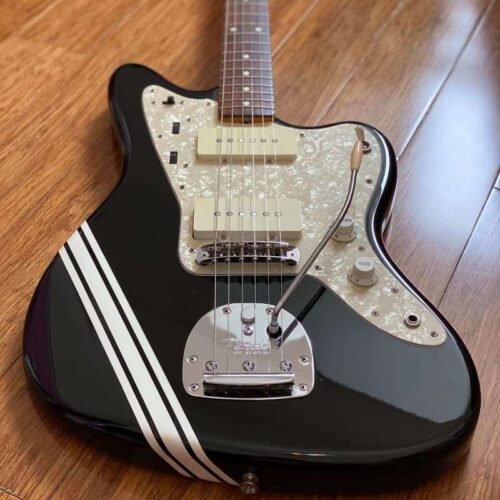 2007 Fender JM-66 Jazzmaster Reissue MIJ Piano Black Competition -        Jazzmaster