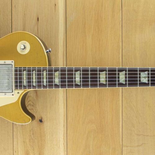 1957 Gibson 1957 Les Paul Goldtop Darkback Reissue Light Aged ... -         Les Paul