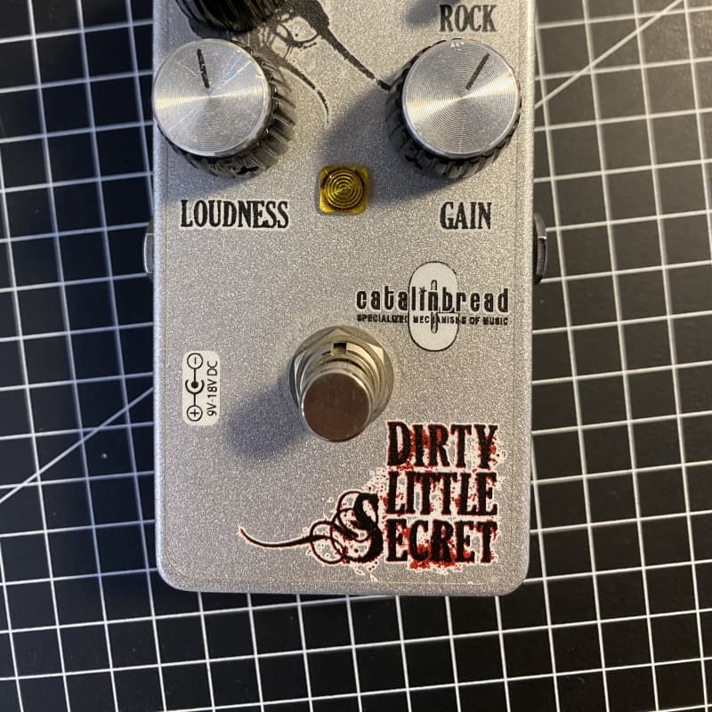 used 2000s Catalinbread Dirty Little Secret MKI Silver - Effect Pedal