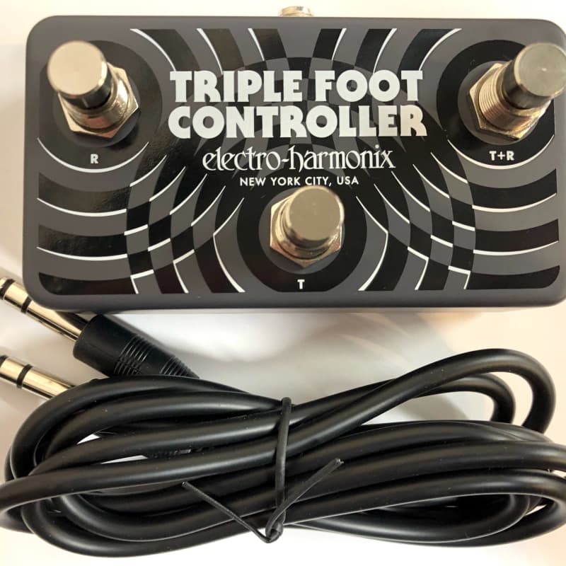 used 2019 Electro-Harmonix Triple Foot Controller Grey - Effect Pedal