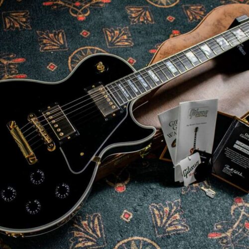 2018 Gibson Custom Shop Historic 2-Pickup '57 Les Paul Custom ... -       Custom Shop  Les Paul