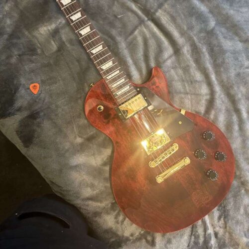 2022 Gibson Les Paul Studio without Fretboard Binding (Gold Ha... -         Les Paul