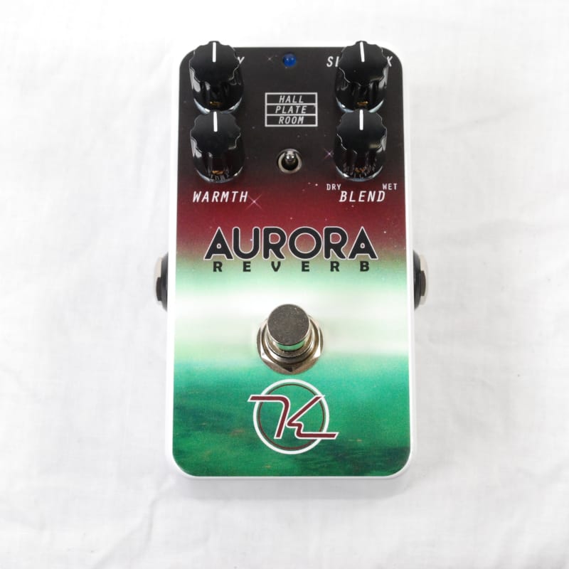 used 2010s Keeley Aurora Digital Reverb Green - Effect Pedal