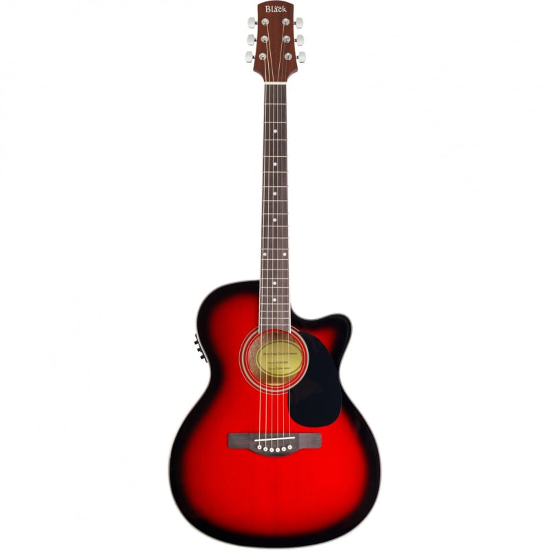 Adam Black Black O-2CE - Trans Red Burst - £199 new Guitar