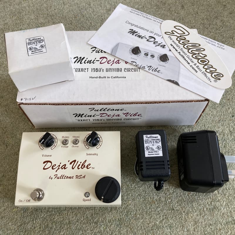 used 2012 Fulltone Mini Deja Vibe Cream - Effect Pedal