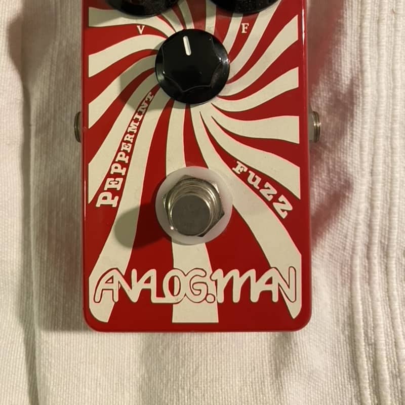 used 2000s Analogman Peppermint Fuzz Red - Effect Pedal