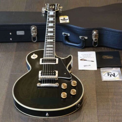 2021 Gibson 1968 Les Paul Custom Reissue Black Ebony -         Les Paul