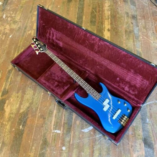 1990 Valley Arts Custom Pro Bass guitar Blue -         Vintage  Bass Guitar