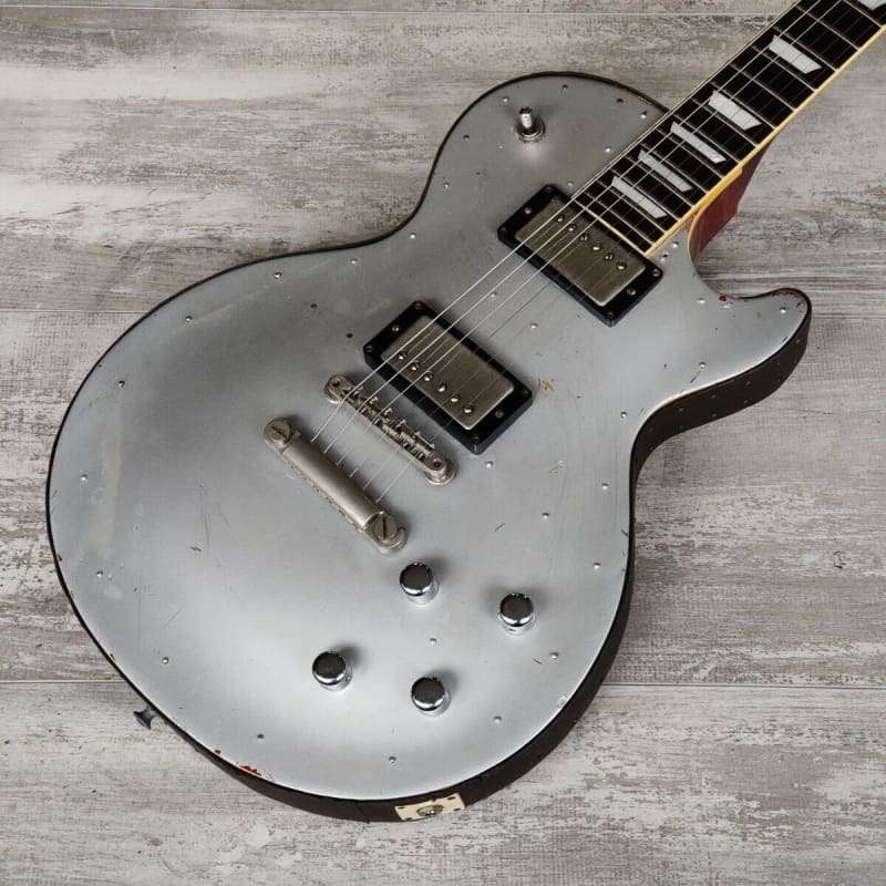 Burny Burny RLG-50 Super Grade Les Paul Standard ( Silver) Ste… –         Les Paul