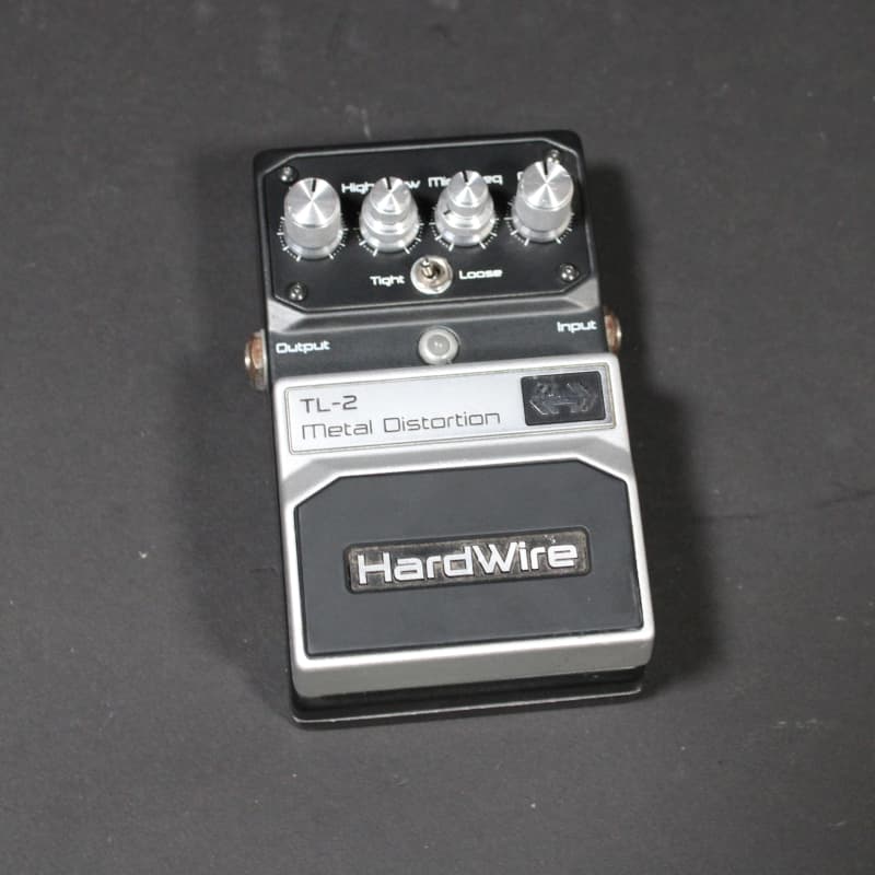 used 2010s DigiTech Hardwire TL-2 Metal Distortion Silver - Effect Pedal