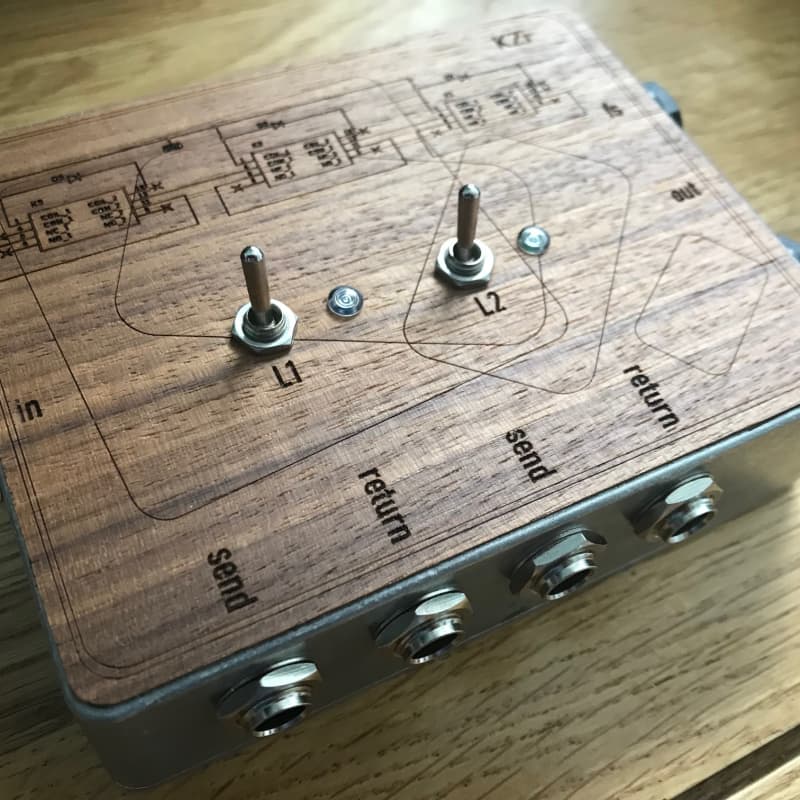 used 2023 KZi RLS 2 American walnut laser cut - Effect Pedal