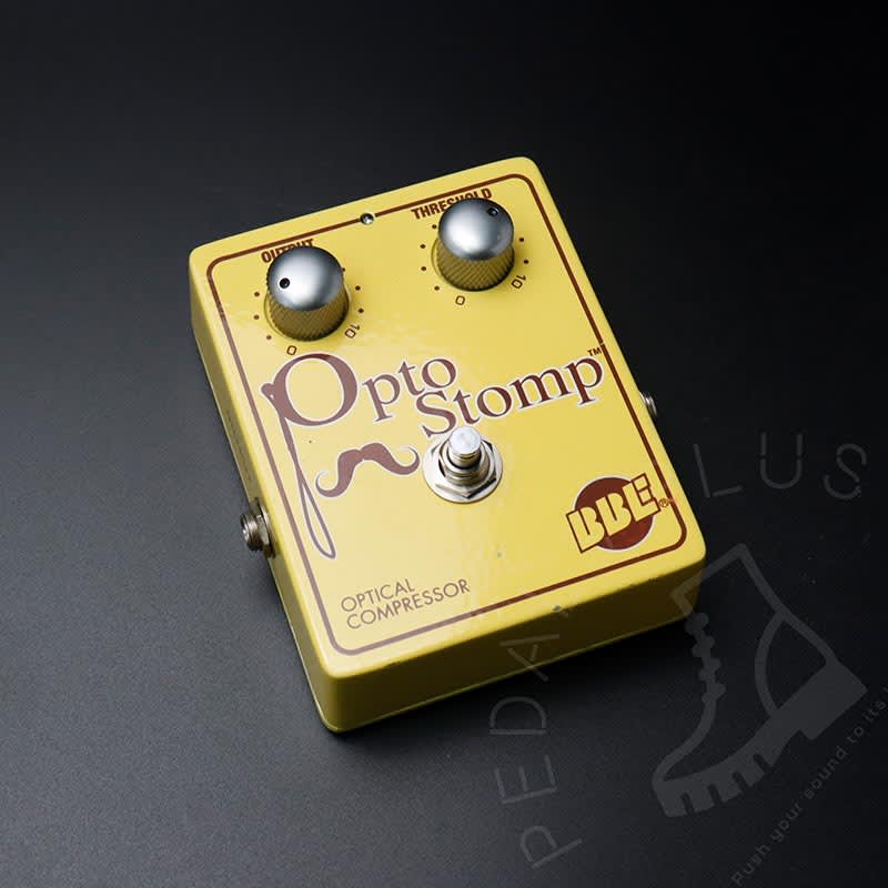 used 2010s BBE Opto Stomp Optical Guitar/Bass Compressor Pedal Yellow - Effect Pedal