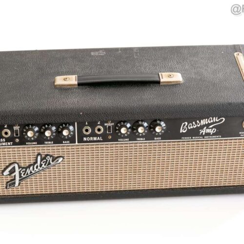 1964 - 1967 Fender Bassman 2-Channel 50-Watt Guitar Amp Head B... -         Vintage  Bass