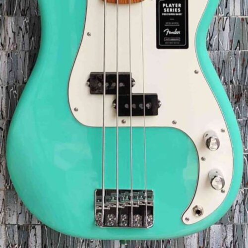 Fender Player Precision Bass, Pau Ferro Fingerboard, Sea Foam ... -         Precision Bass