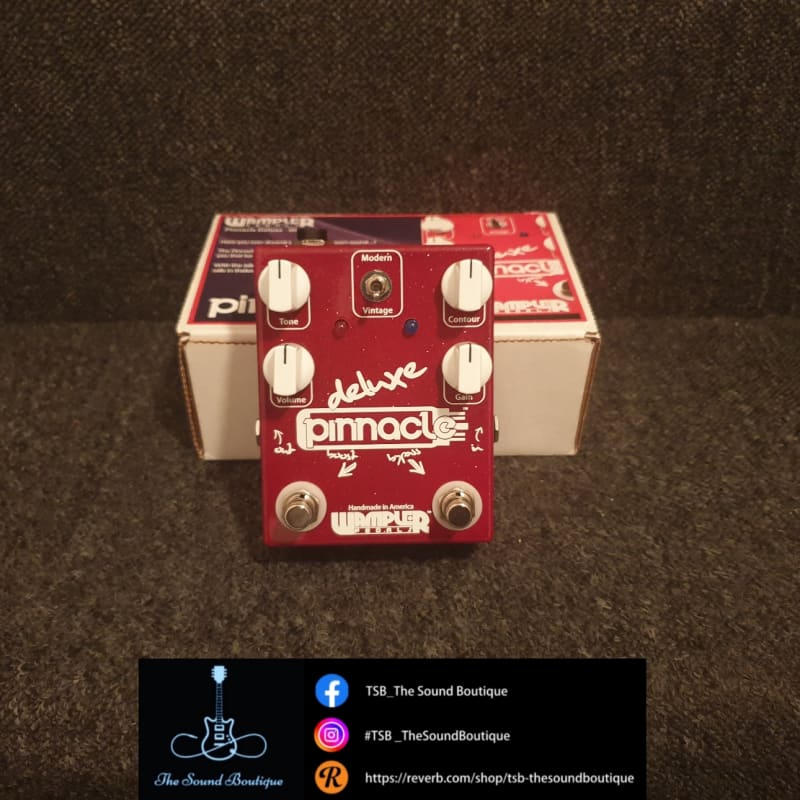 used 2010s Wampler Pinnacle Deluxe Red - Effect Pedal