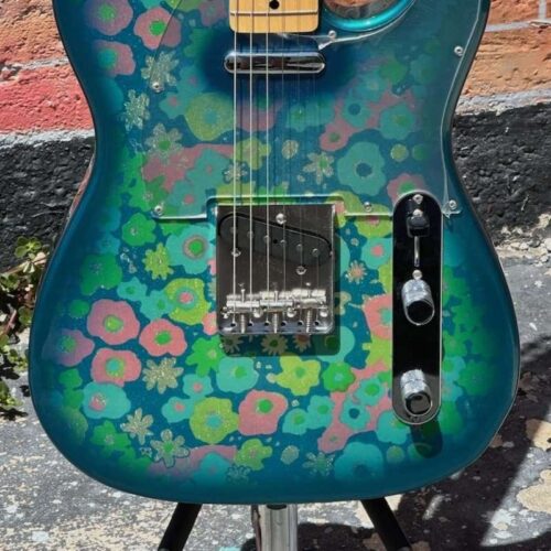 2000 Fender Blue Floral Telecaster Blue Floral -        Telecaster