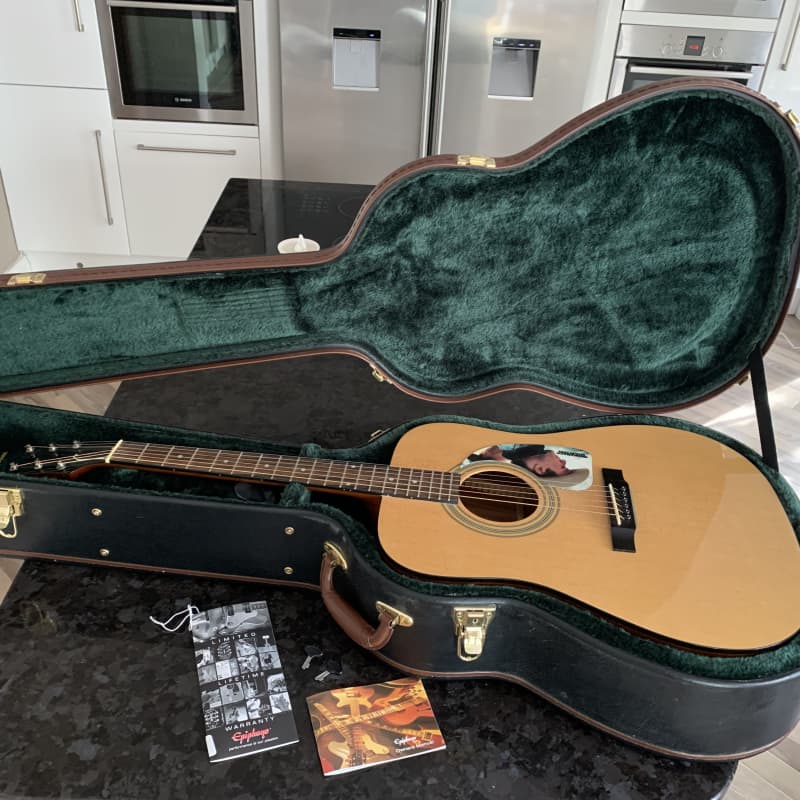 2006 Epiphone Brokeback Mountain Guitar & Hard Case Natural - £895 used Guitar