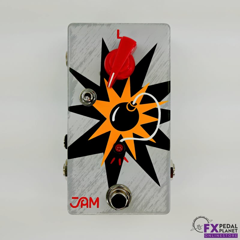 new 2023 JAM Pedals Boomster MKII Grey With Explosive Graphic - Effect Pedal