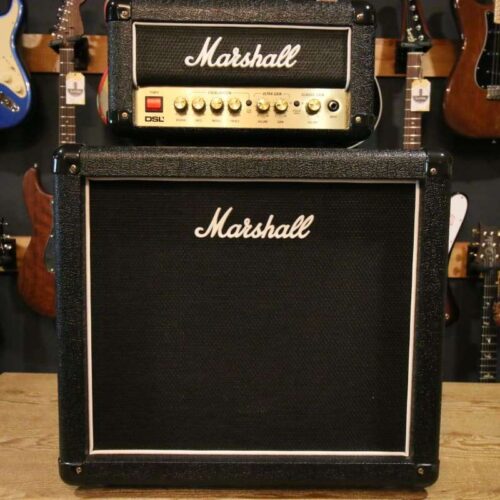 Marshall DSL1H Amp Head & MX112 Cab Black -        Amp Head