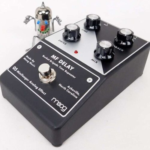 used 2010s Moog Minifooger MF Delay Black - Effect Pedal